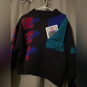 Vintage Sandra Miller Sweater — with pocket
